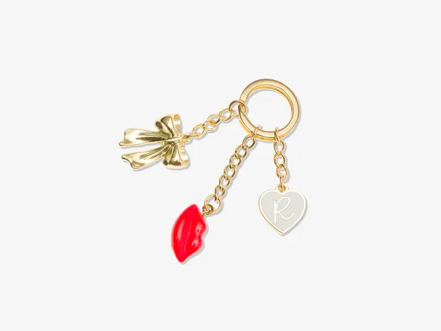 bandit-charms-romy-pendentif-chien-ruban-dor-3-pi-ces image 1