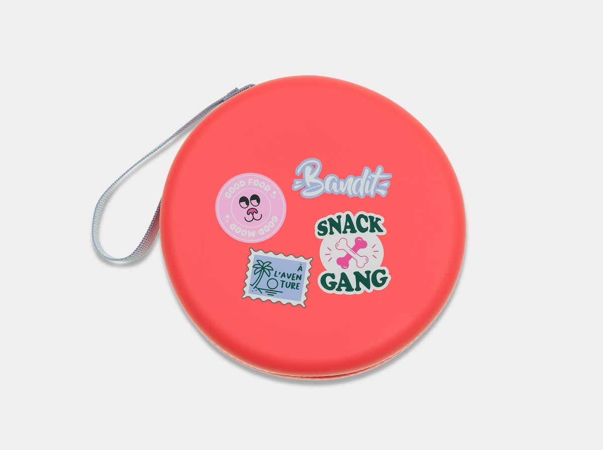 bandit-gamelles-voyage-rouge-gamelle-chien-r-tractable image 1
