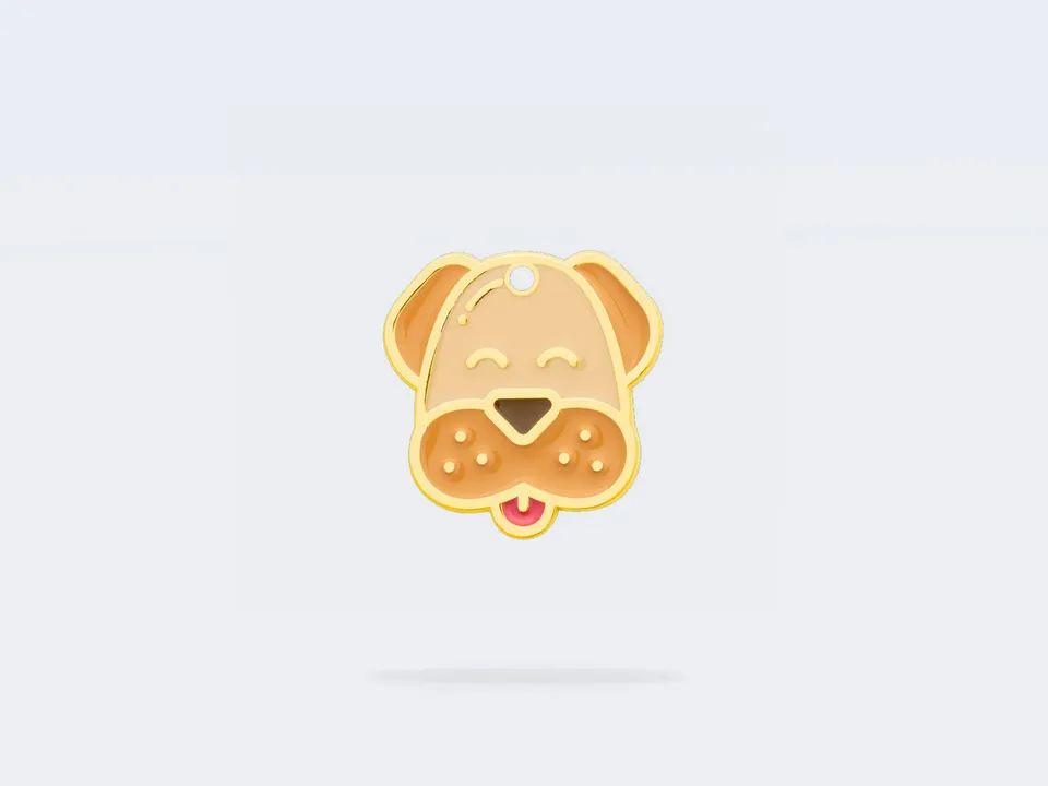 bandit-m-daille-pour-chien-dog-gravable-mignonne image 1