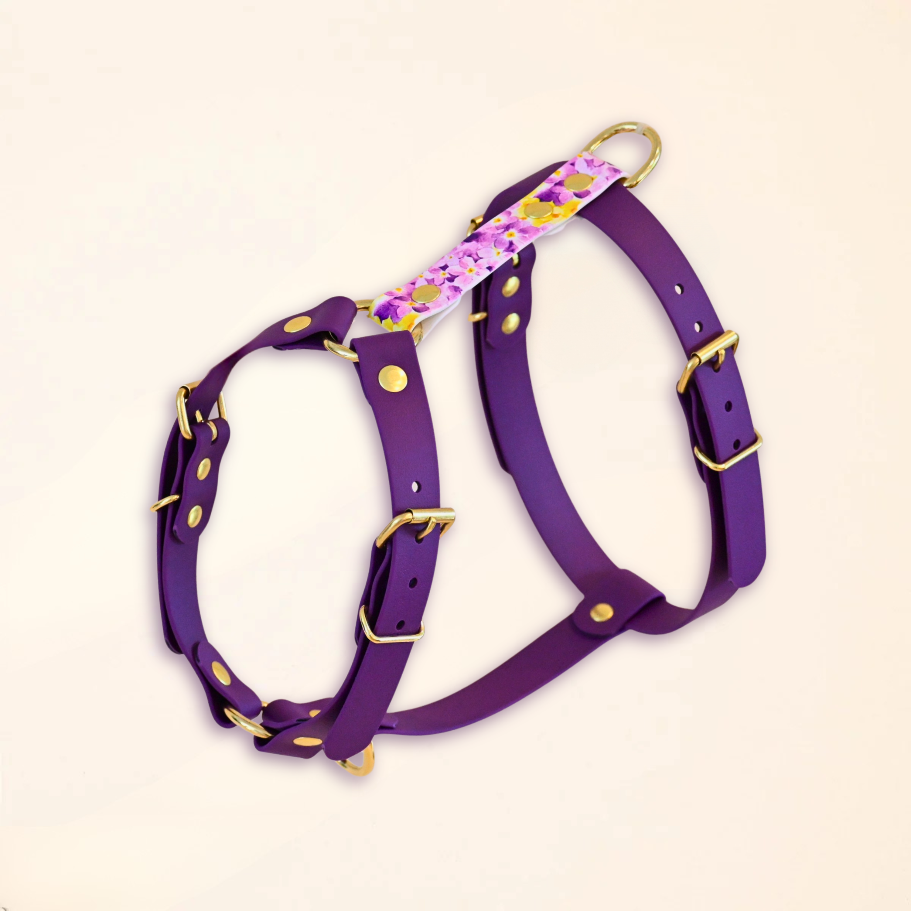 fid-le-paris-the-bloom-harnais-chien-violet-imperm-able image 1