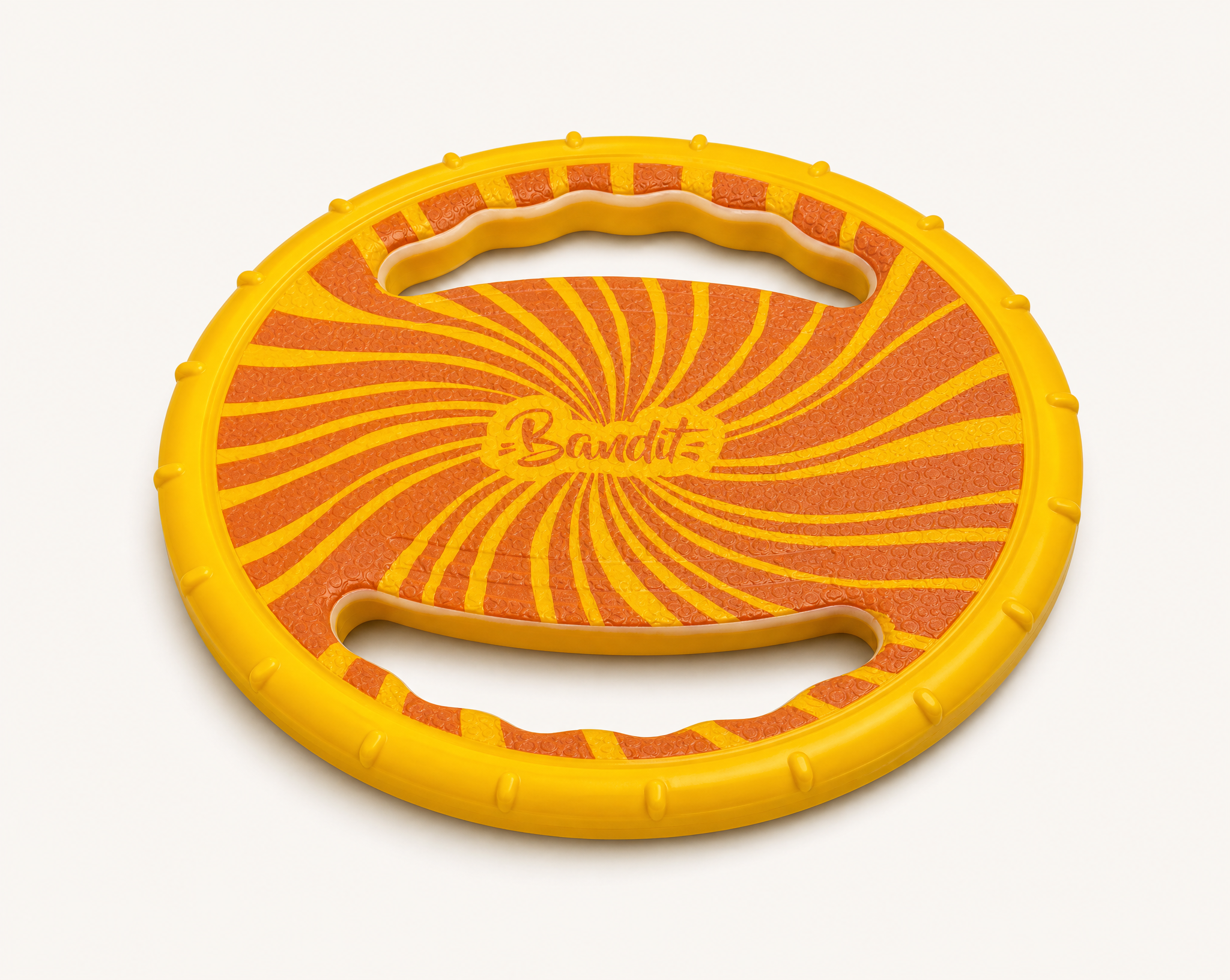 bandit-frisbee-jouet-chien-jaune-souple-flottant image 1