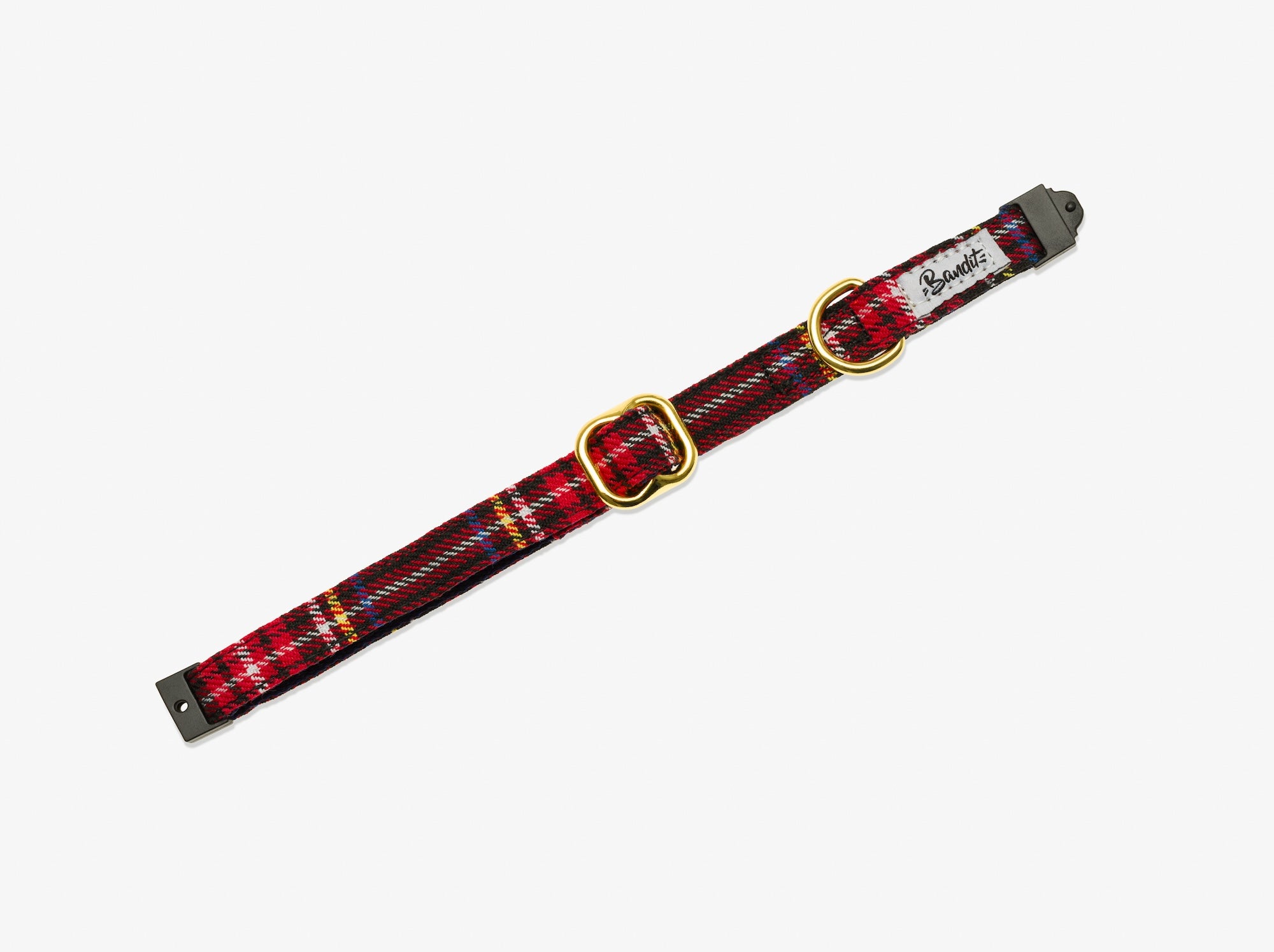 bandit-oh-my-lord-collier-chat-tartan-boucle-chat image 1