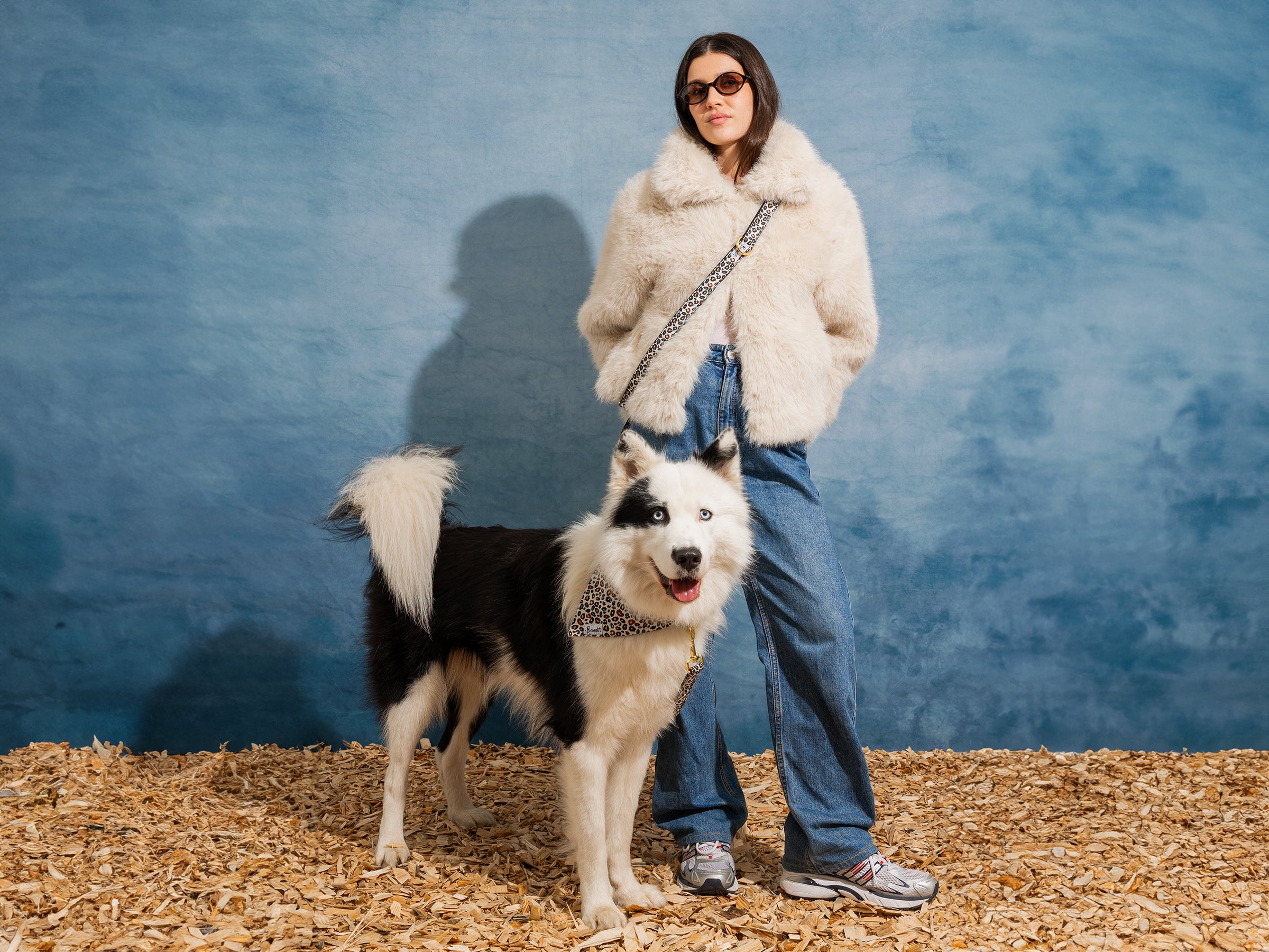 bandit-l-opard-bandana-chien-moyen-imprim image 4