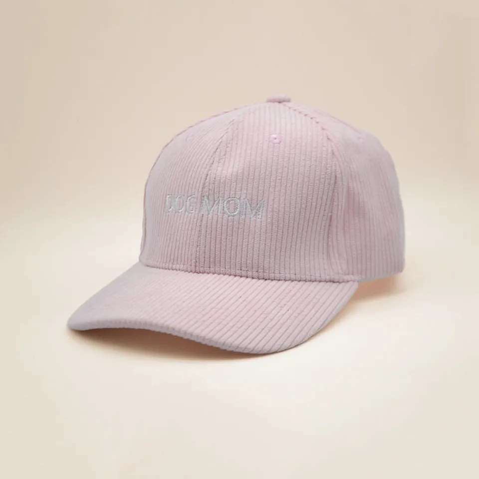 fid-le-paris-dog-mom-casquette-velours-rose-r-glable image 1