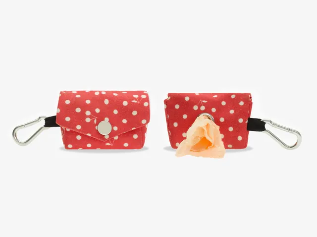 bandit-pochette-sacs-crottes-rouge-coquelicot image 1