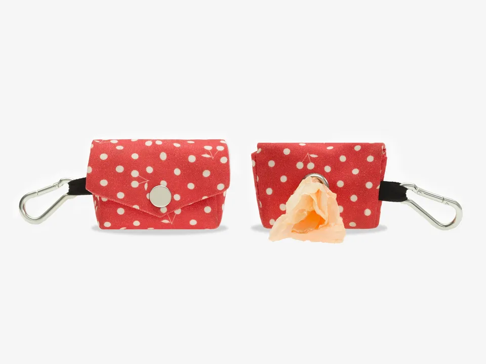bandit-pochette-sacs-crottes-rouge-coquelicot image 1