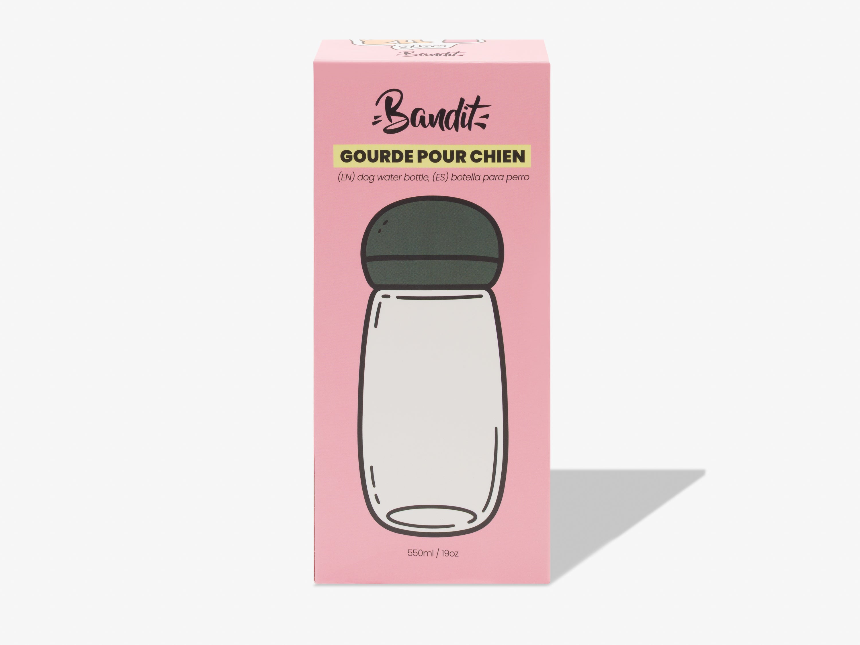 bandit-gourde-chien-550-ml-avec-bol-bouchon-vert image 4