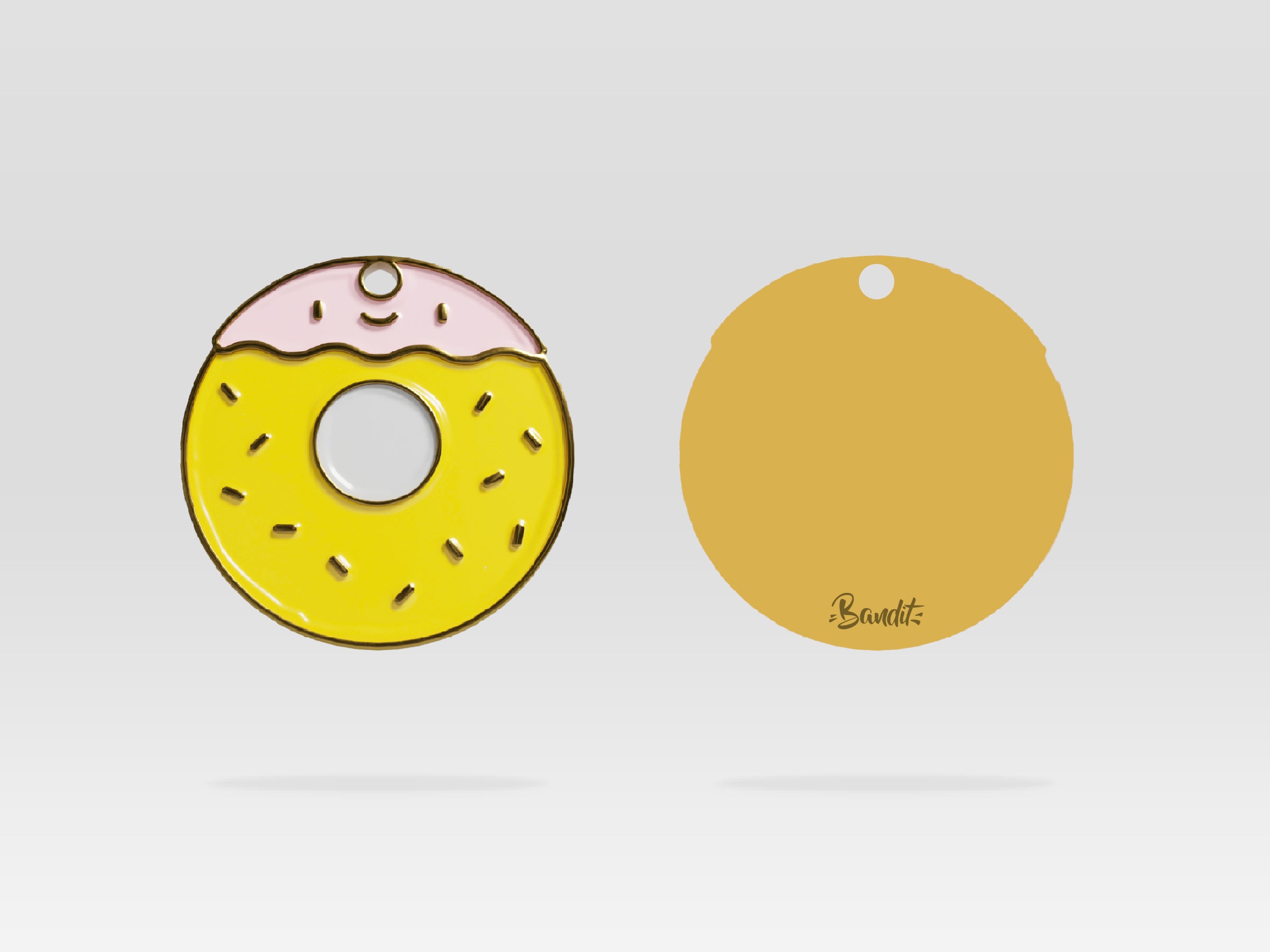 bandit-m-daille-donut-pour-chien-breloque-collier-gourmande image 5
