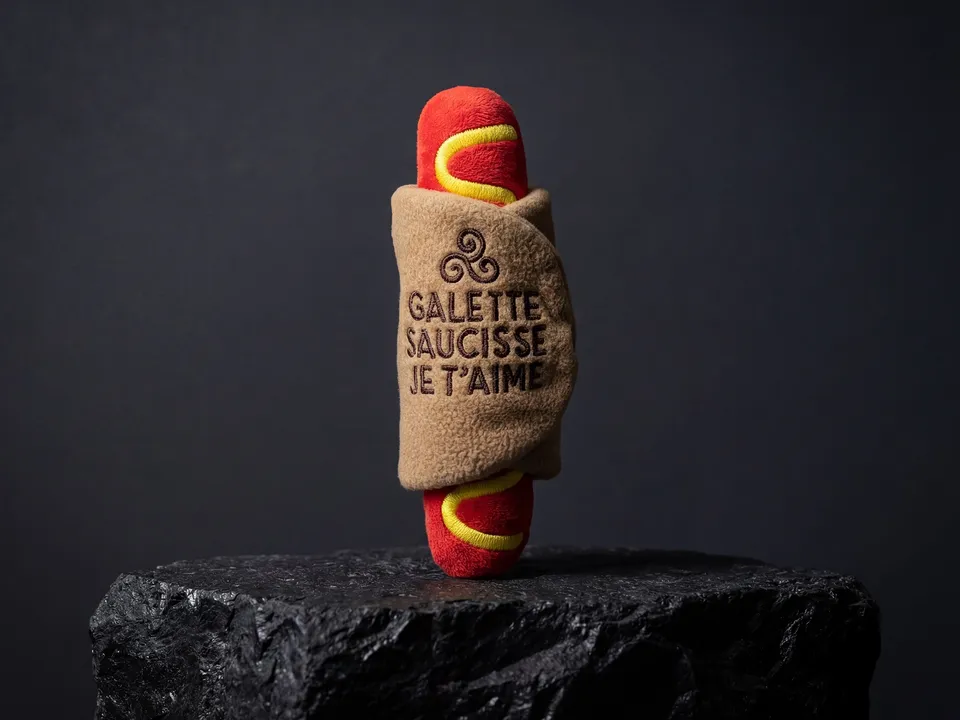 bandit-galette-saucisse-jouet-chien-couineur image 1